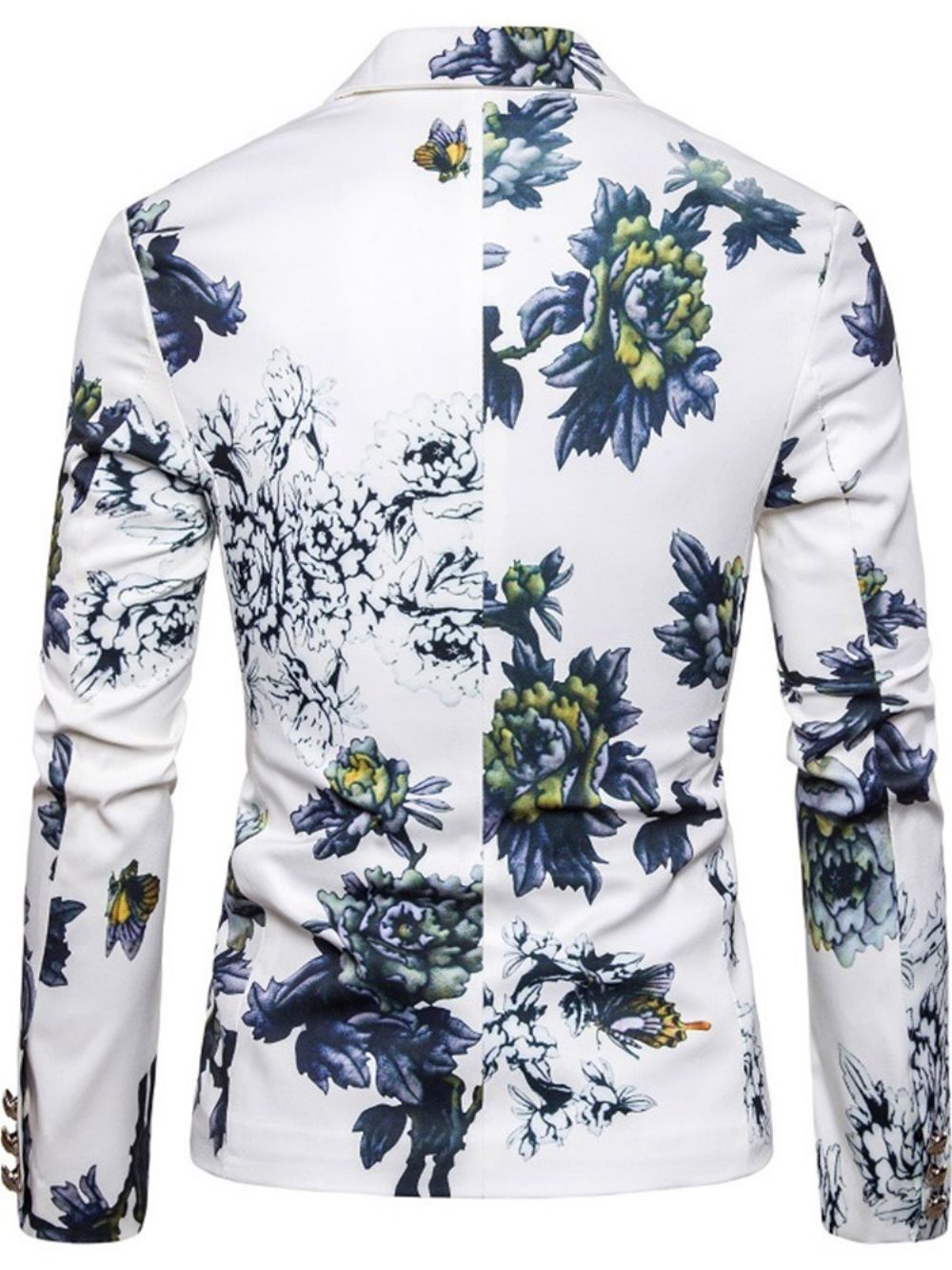 Vrijetijdsblazer Met Ingekeepte Revers En Bloemenprint