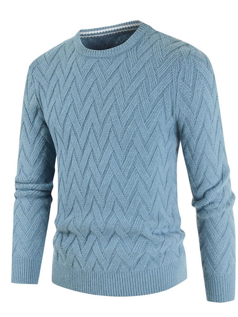 Effen Standaard Ronde Hals Casual Herensweater