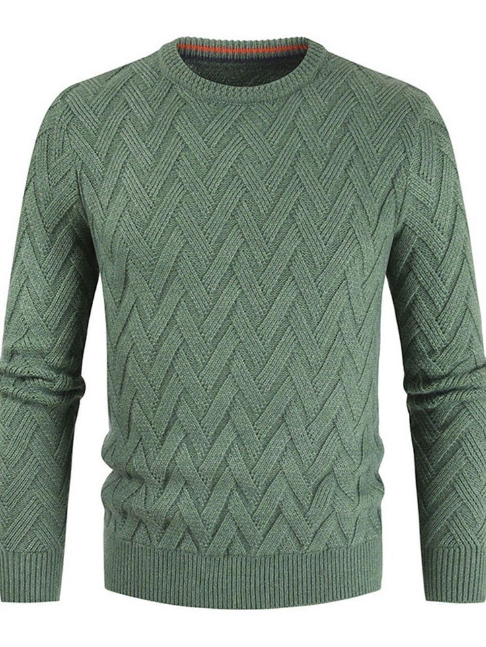 Effen Standaard Ronde Hals Casual Herensweater