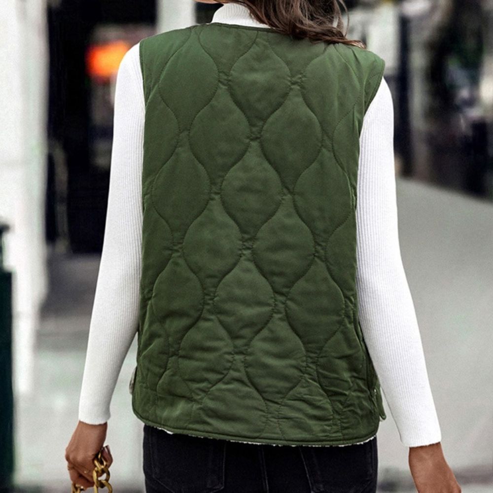 Effen Zak V-Hals Herfst Standaard Vest