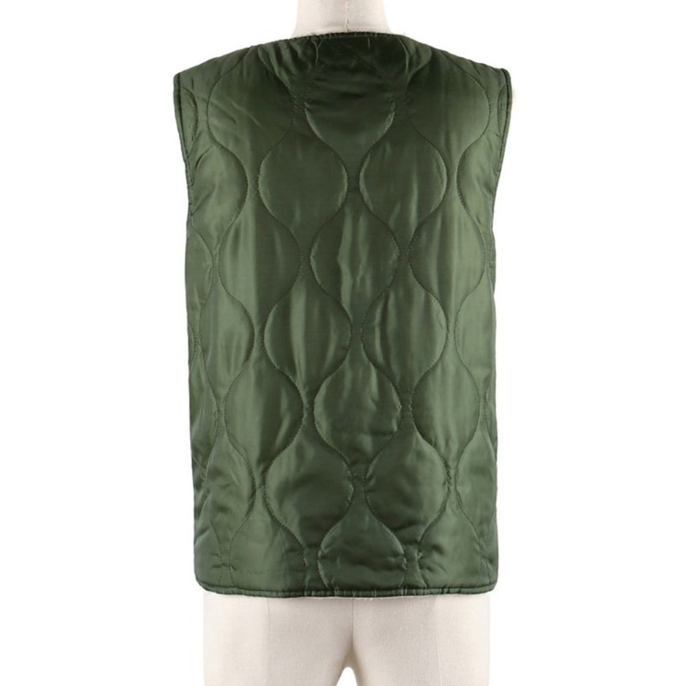 Effen Zak V-Hals Herfst Standaard Vest