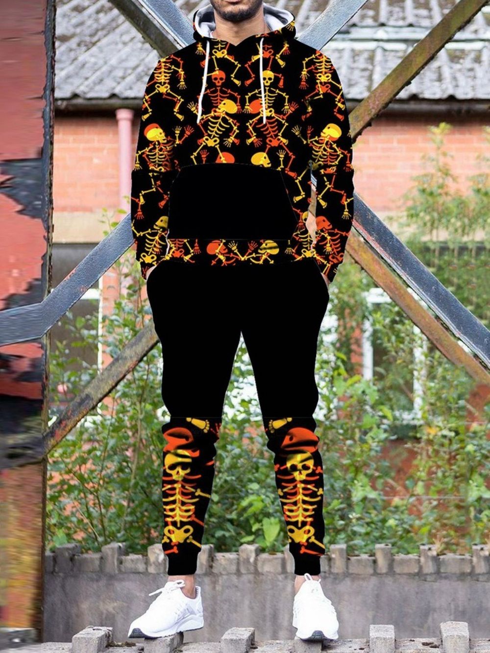 Broek Casual Print Herfstoutfit