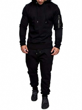 Casual Hoodie-Outfit Heren