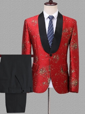 Formele Blazer Met Één Knoop Heren