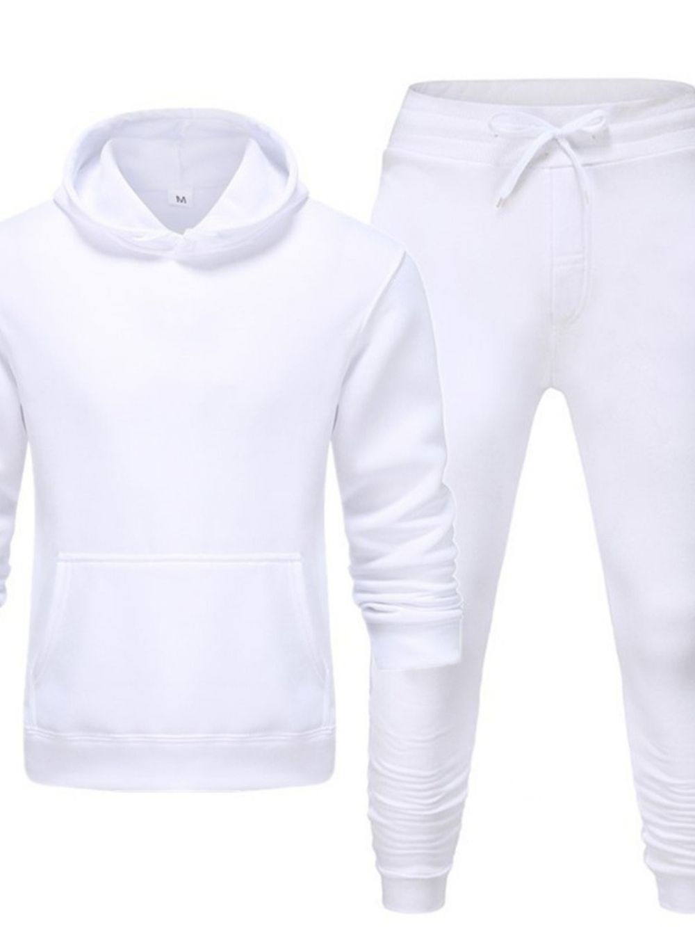 Herfst-Outfit Met Effen Hoodie Sport