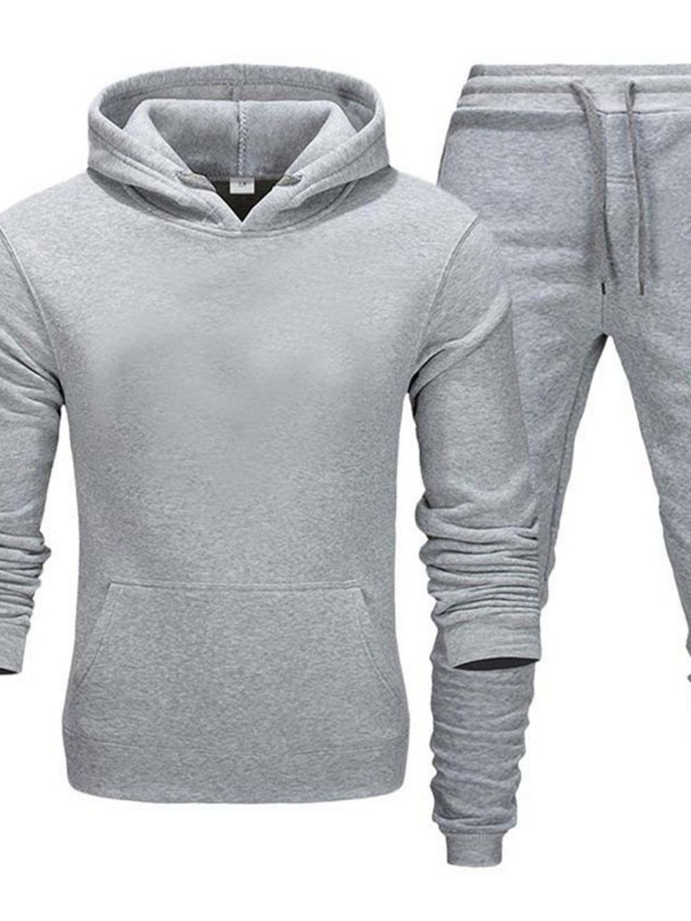 Herfst-Outfit Met Effen Hoodie Sport