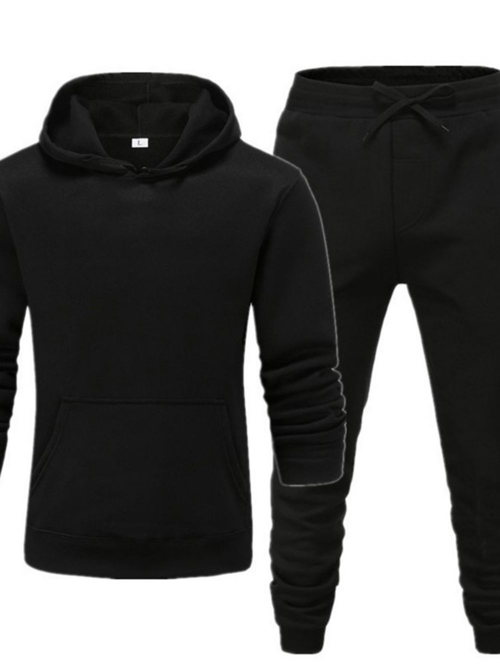 Herfst-Outfit Met Effen Hoodie Sport