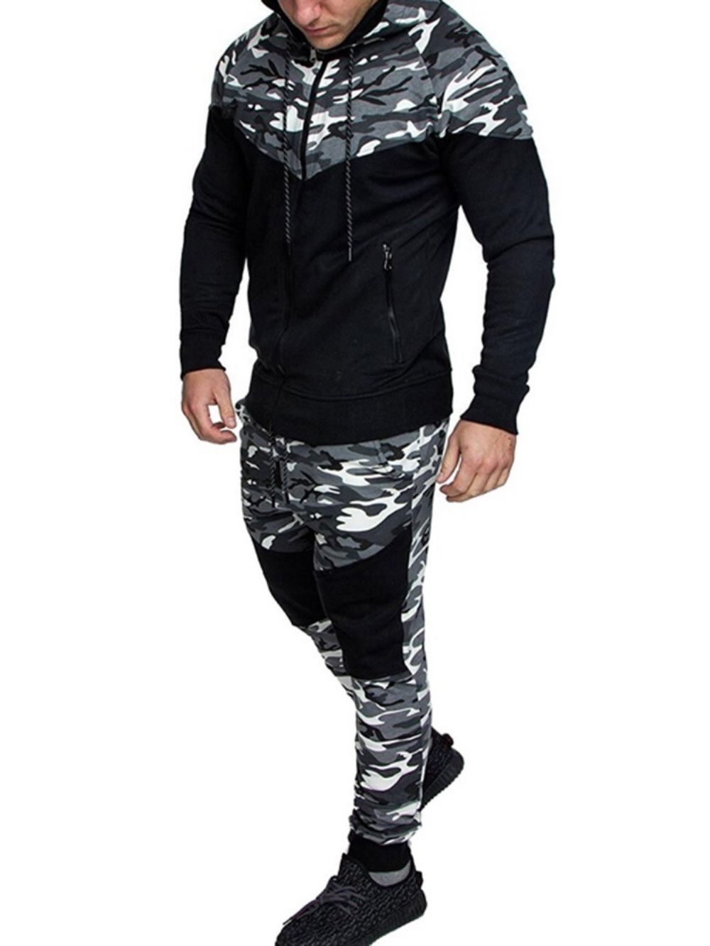 Sport Camouflage Broek Herfst Outfit