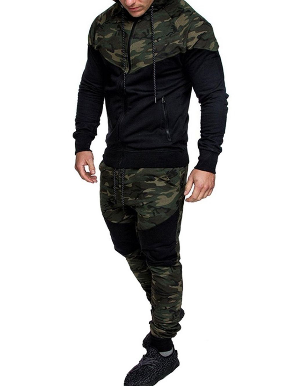 Sport Camouflage Broek Herfst Outfit