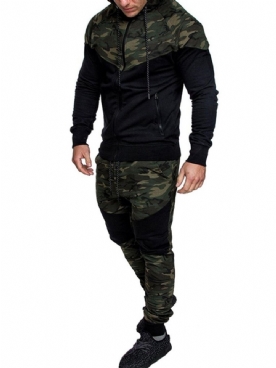 Sport Camouflage Broek Herfst Outfit