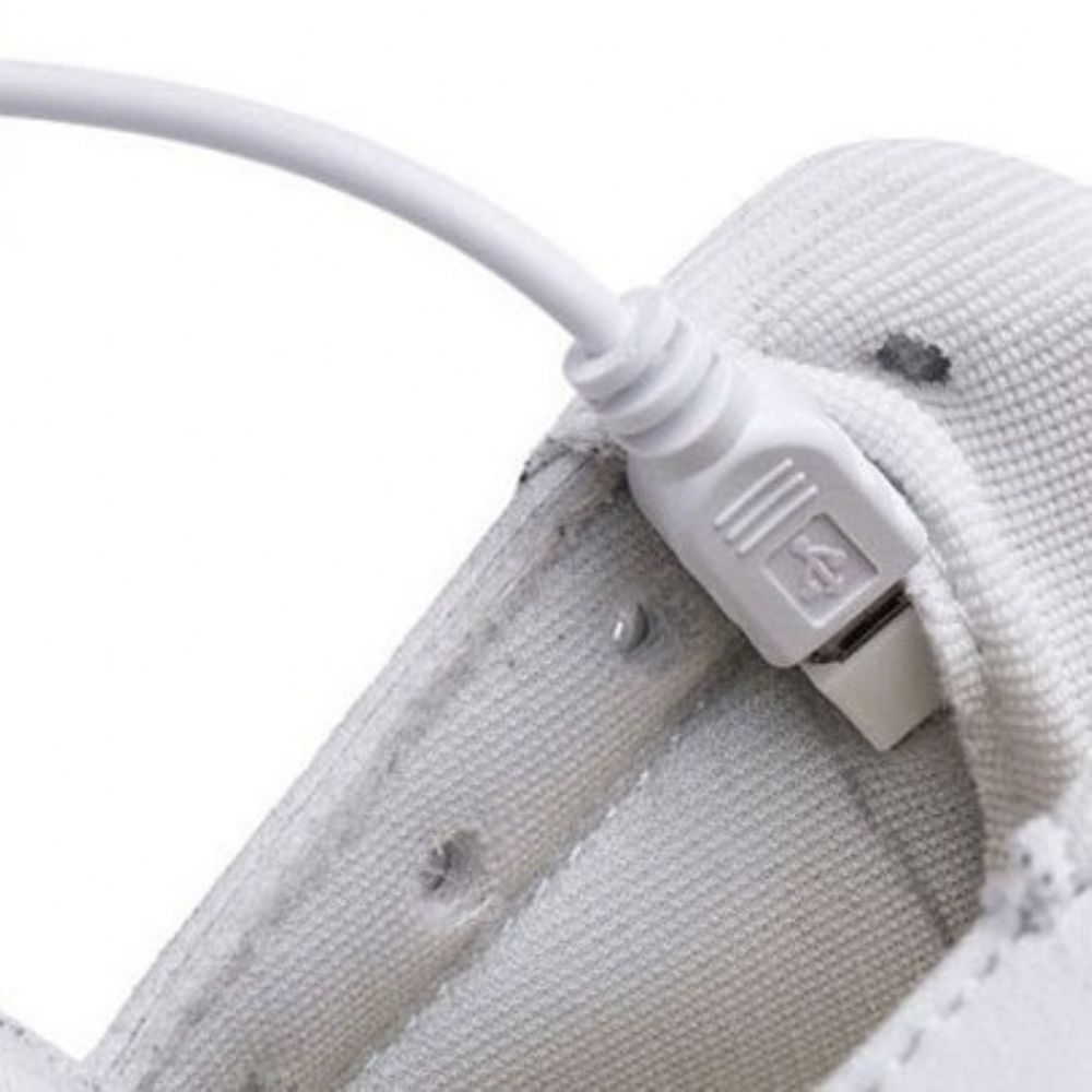 Led-Schoenen Heren Met Platte Hak En Ronde Neus