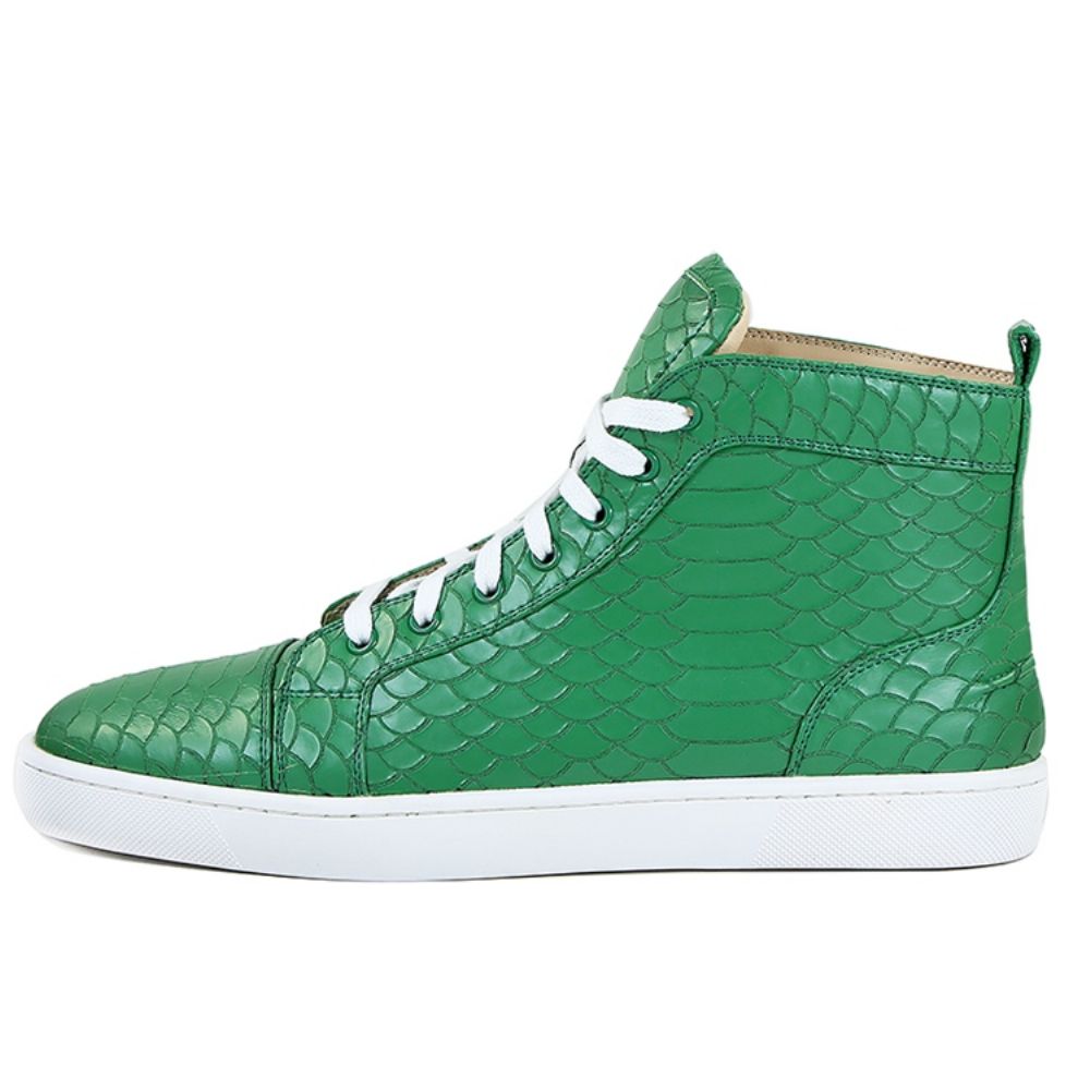 Trendy Effen Herensneakers Met Veters