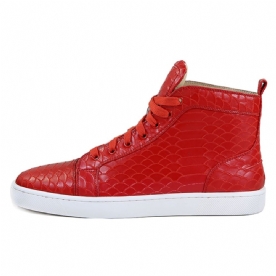 Trendy Effen Herensneakers Met Veters