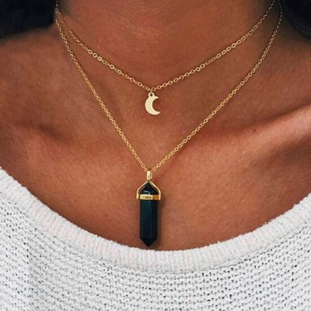 Dubbellaagse Moon&Bullet Damesketting