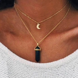 Dubbellaagse Moon&Bullet Damesketting