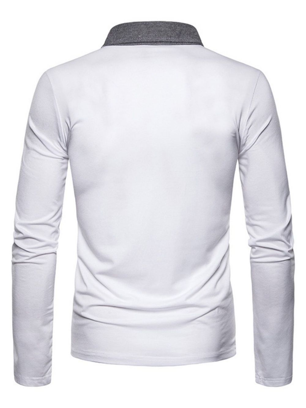 Casual Herenpoloshirt Met Kleurvlakken