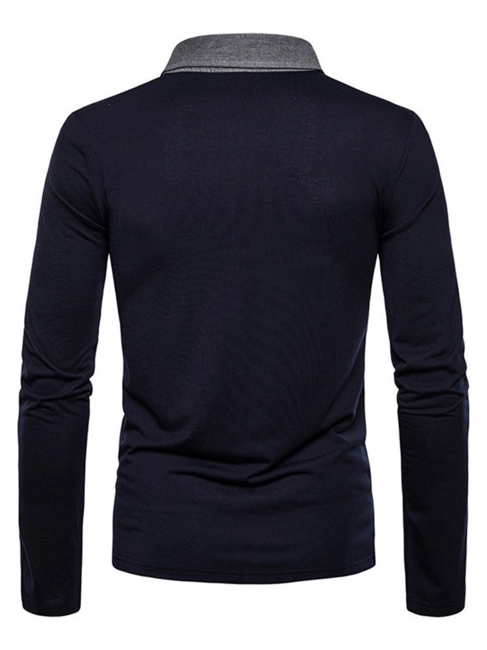 Casual Herenpoloshirt Met Kleurvlakken