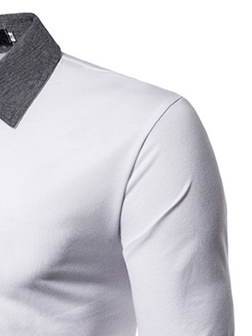 Casual Herenpoloshirt Met Kleurvlakken