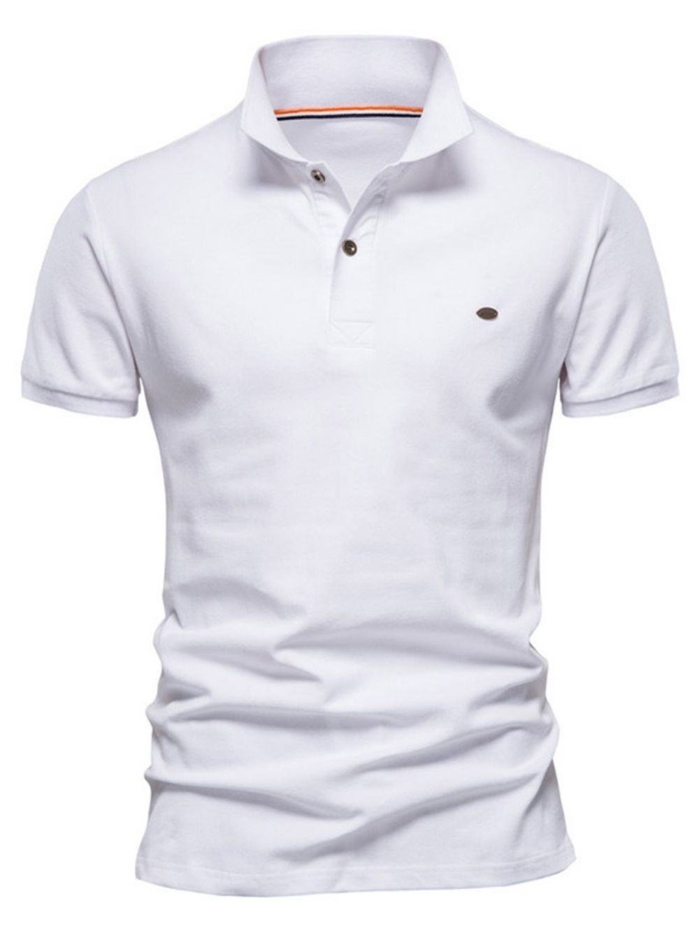 Casual Polohals Effen Mode Poloshirt