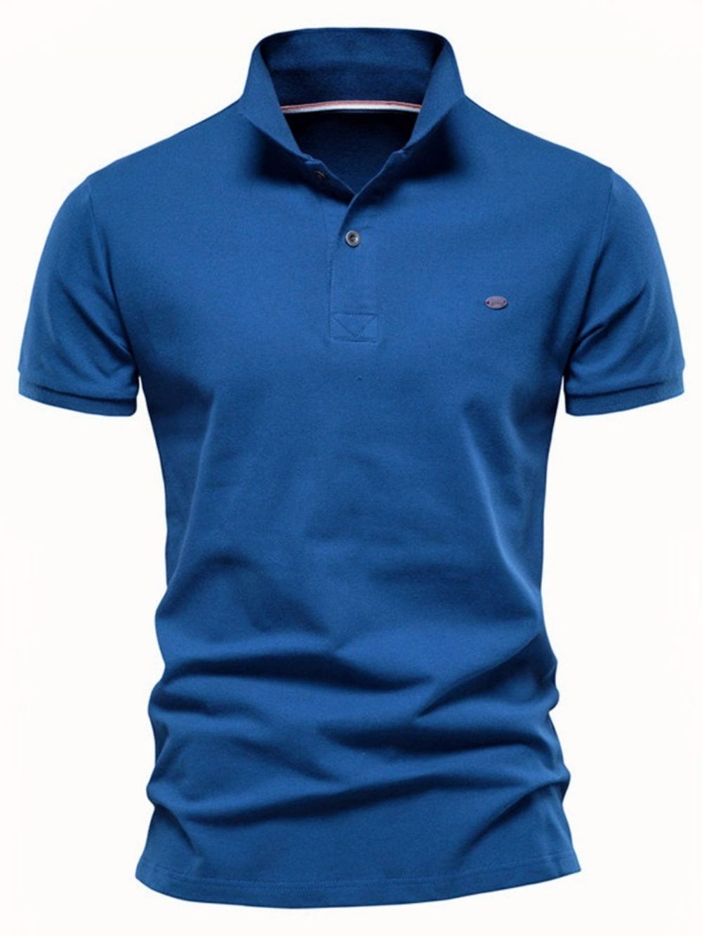 Casual Polohals Effen Mode Poloshirt