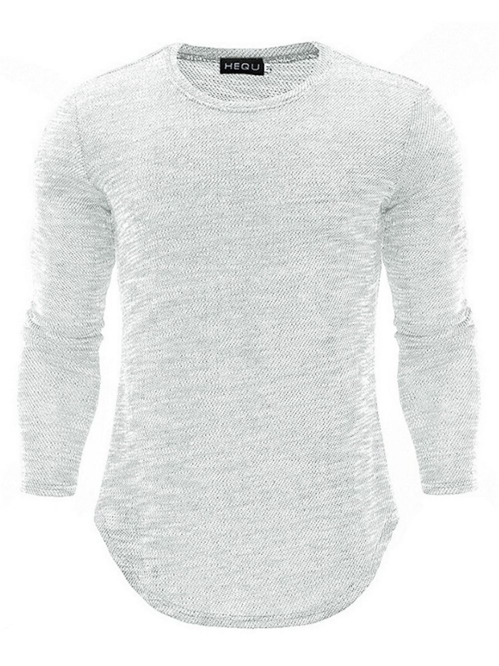 Casual Smal T-Shirt Heren Met Ronde Hals