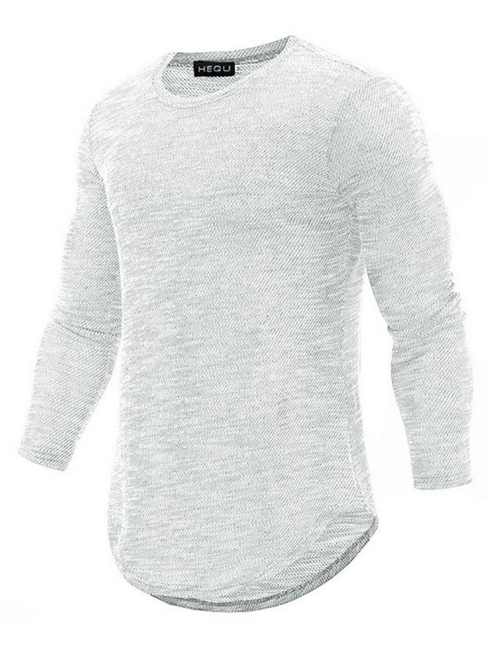 Casual Smal T-Shirt Heren Met Ronde Hals