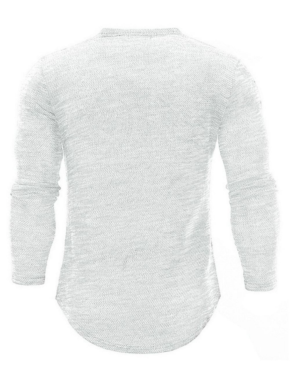 Casual Smal T-Shirt Heren Met Ronde Hals