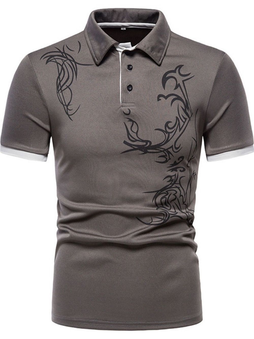 Polo Nek Sport Knop Heren Poloshirt