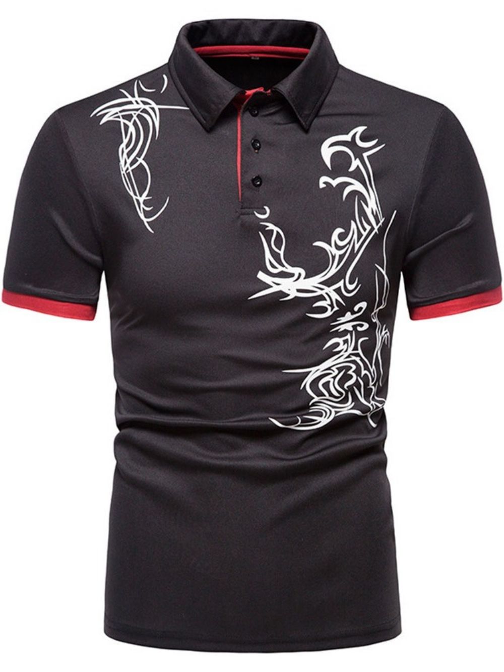 Polo Nek Sport Knop Heren Poloshirt