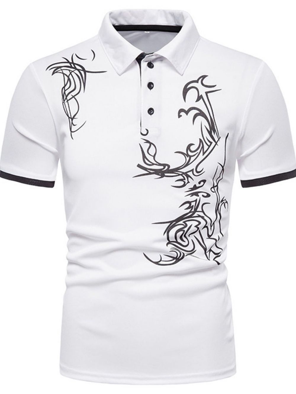 Polo Nek Sport Knop Heren Poloshirt