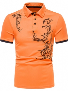 Polo Nek Sport Knop Heren Poloshirt