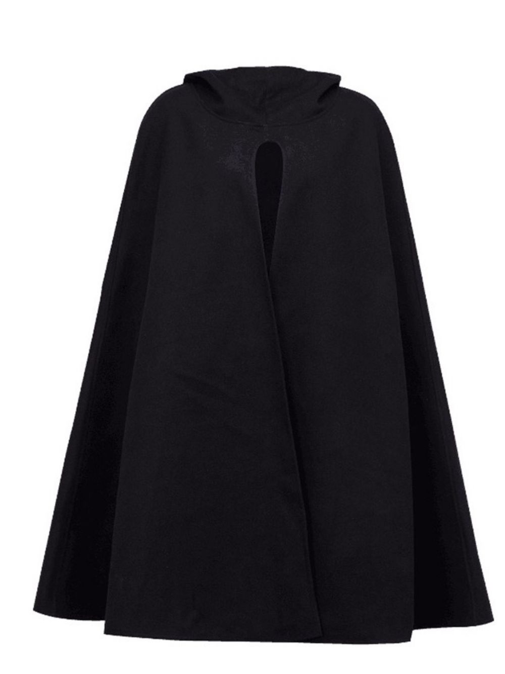 Casual Effen Polyester Wintercape