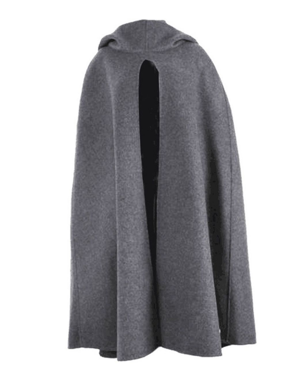 Casual Effen Polyester Wintercape