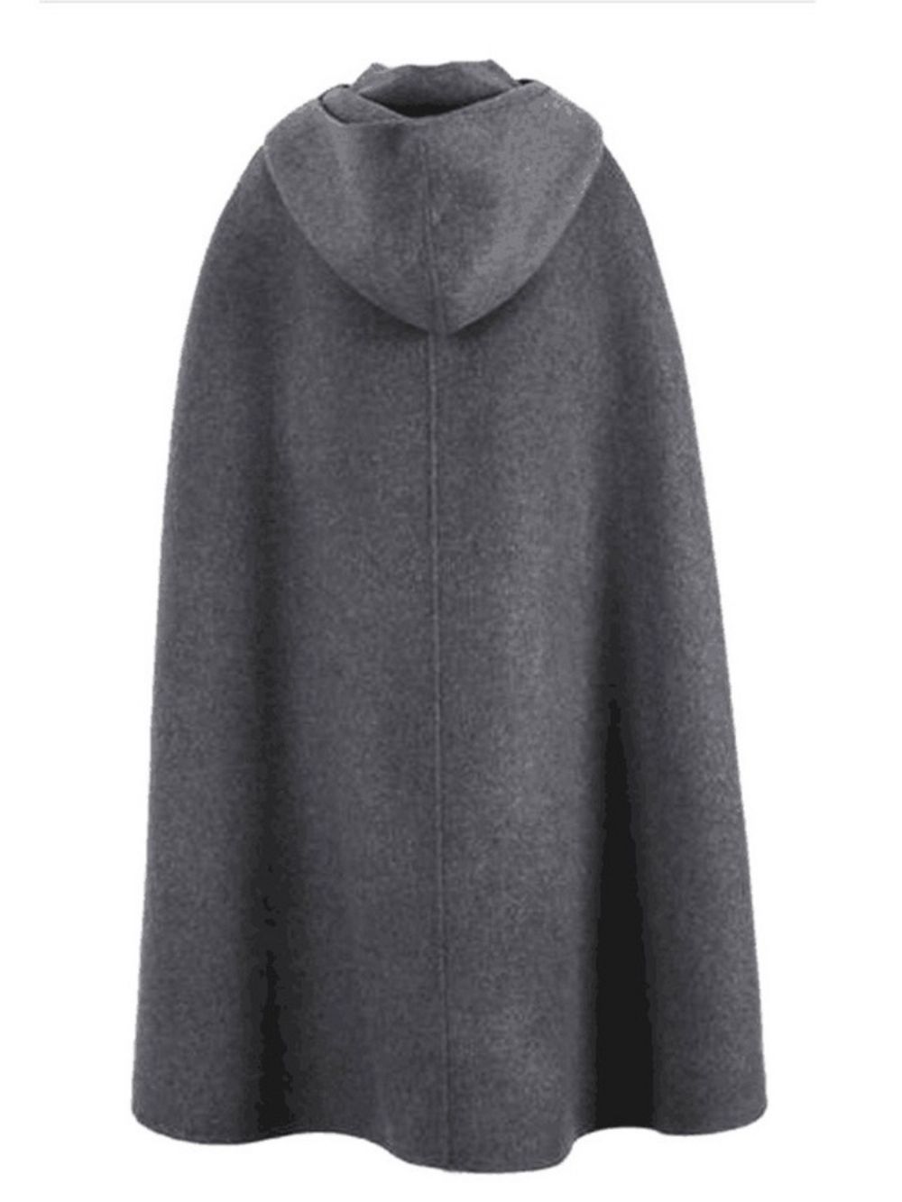 Casual Effen Polyester Wintercape