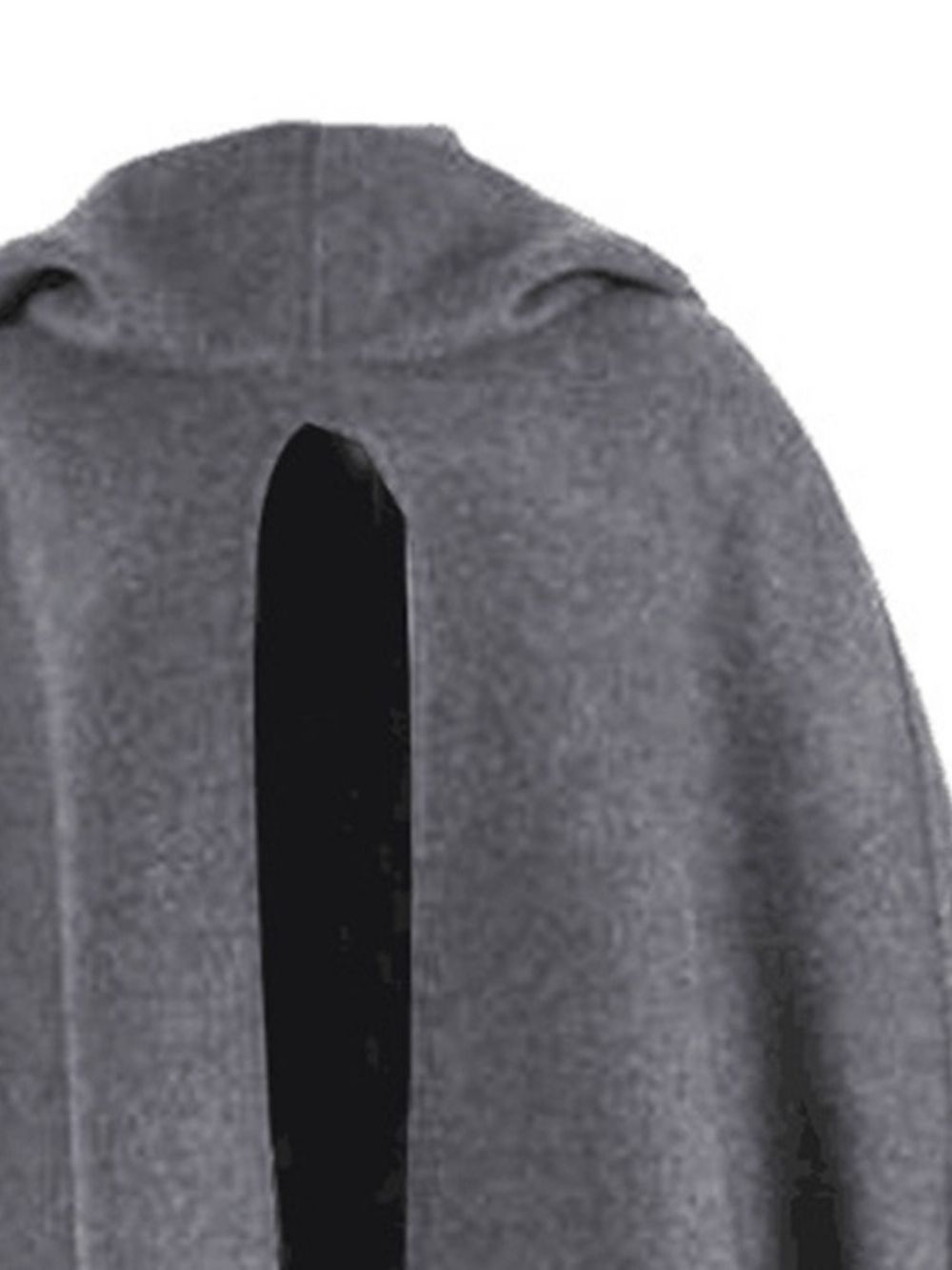 Casual Effen Polyester Wintercape