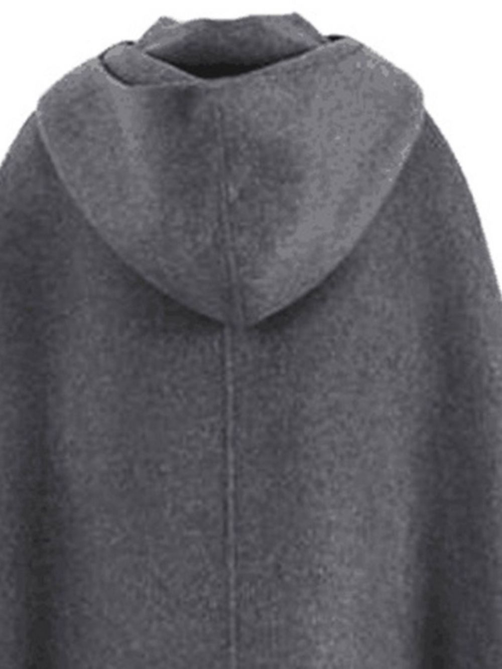 Casual Effen Polyester Wintercape