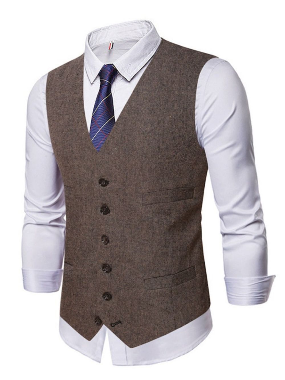 Effen Effen Single-Breasted Gilet Heren