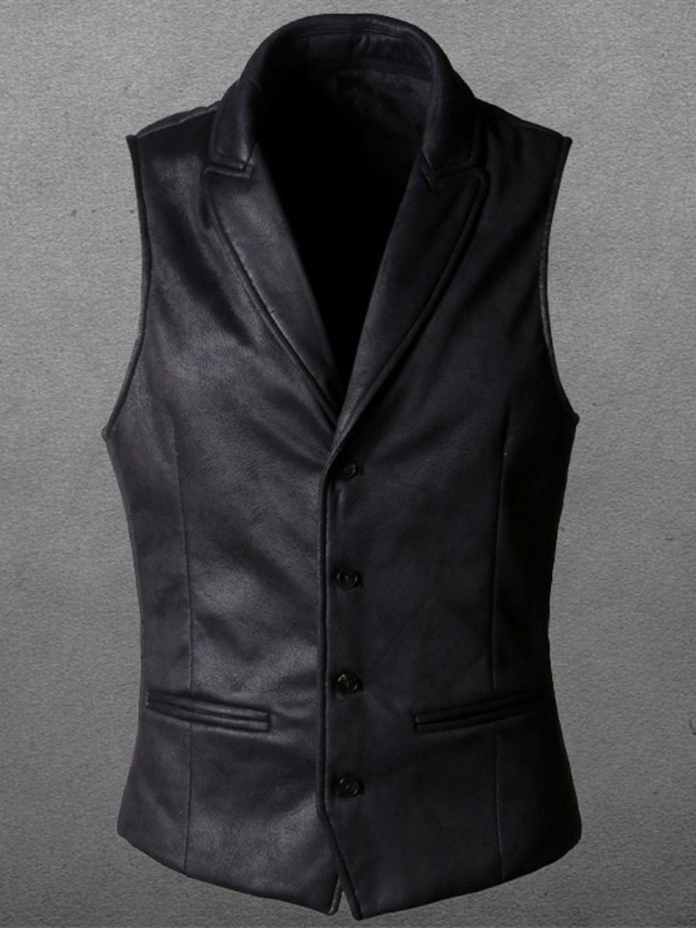 Europees Herfstgilet Met Revers