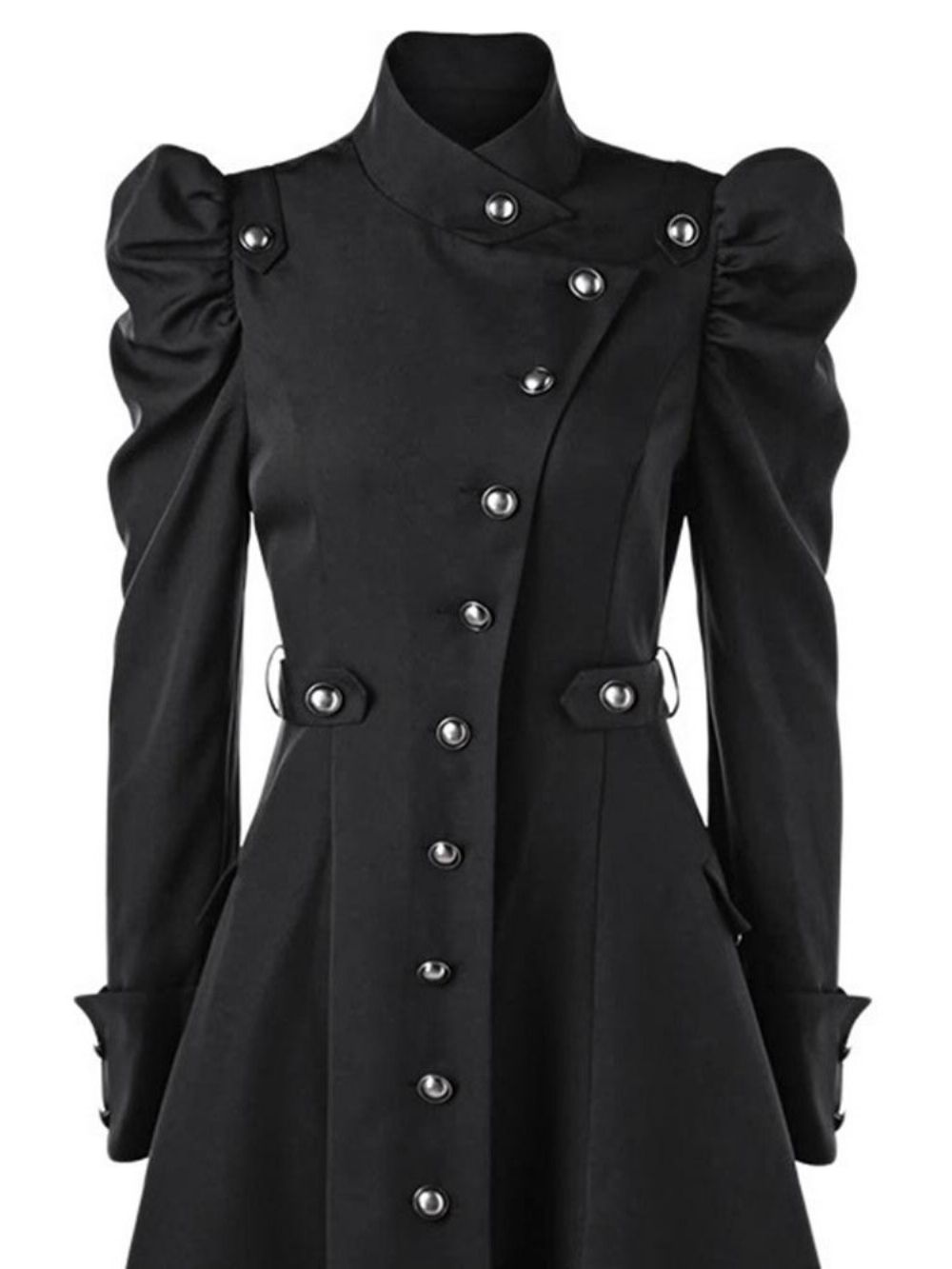 Opstaande Kraag Single-Breasted Lange Mode Trenchcoat Dames