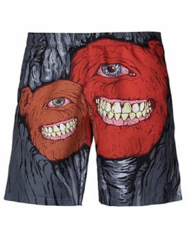 3D Hartvormige Strandshort Heren