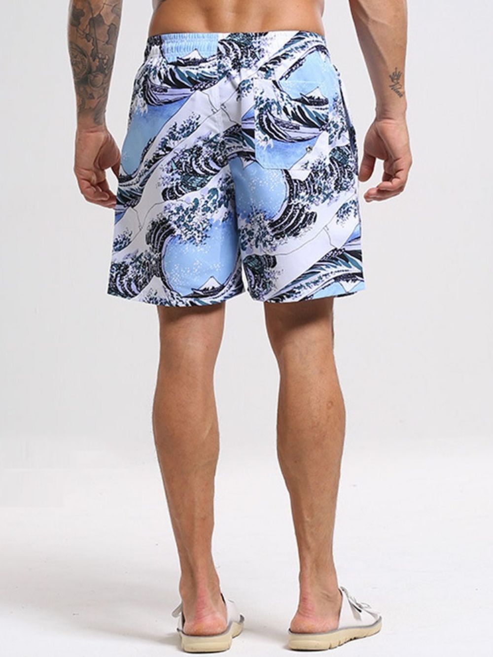 Rechte Strandshort Heren Met Zak