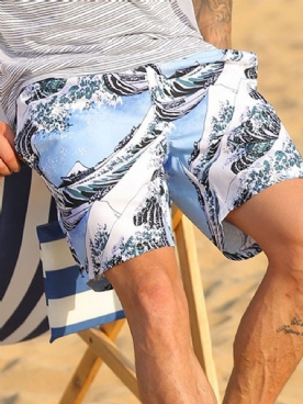 Rechte Strandshort Heren Met Zak