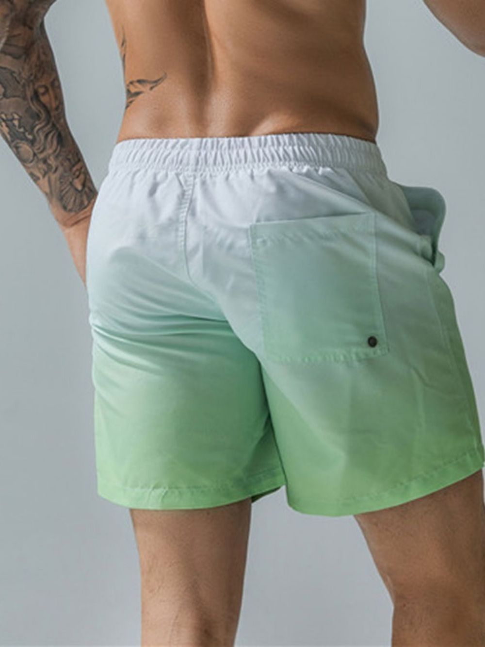 Rechte Strandshort Met Veters Heren