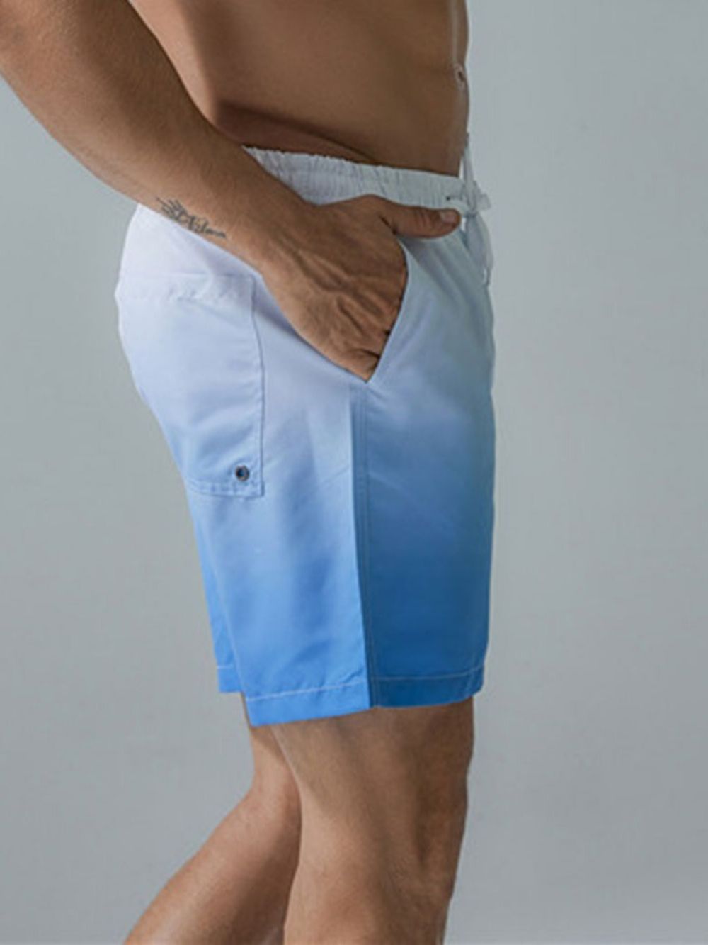 Rechte Strandshort Met Veters Heren