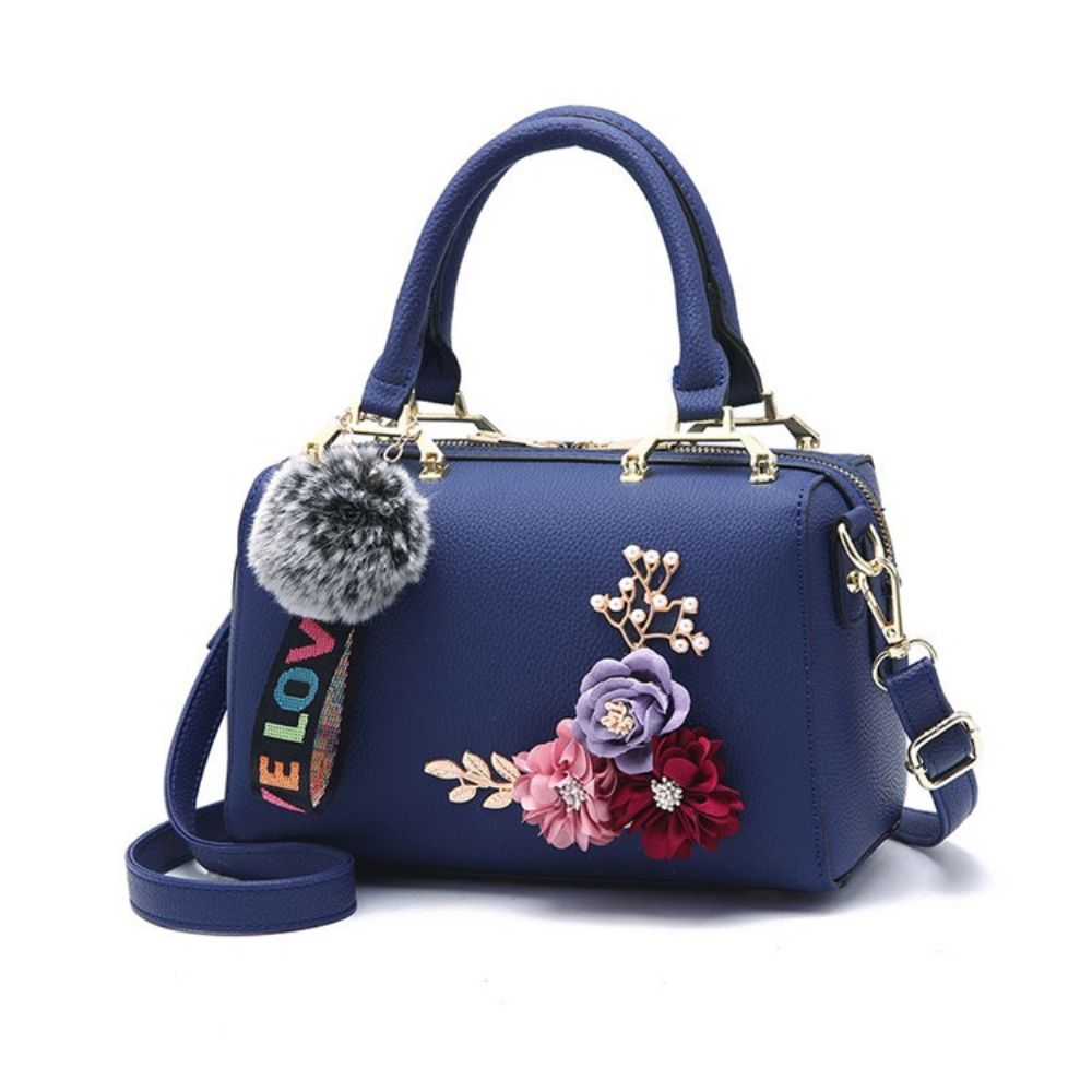 Mode Bloemen Handtas Met Rits Dames