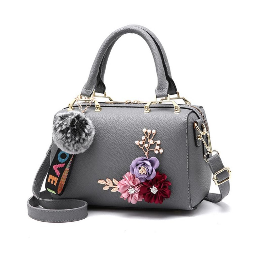 Mode Bloemen Handtas Met Rits Dames