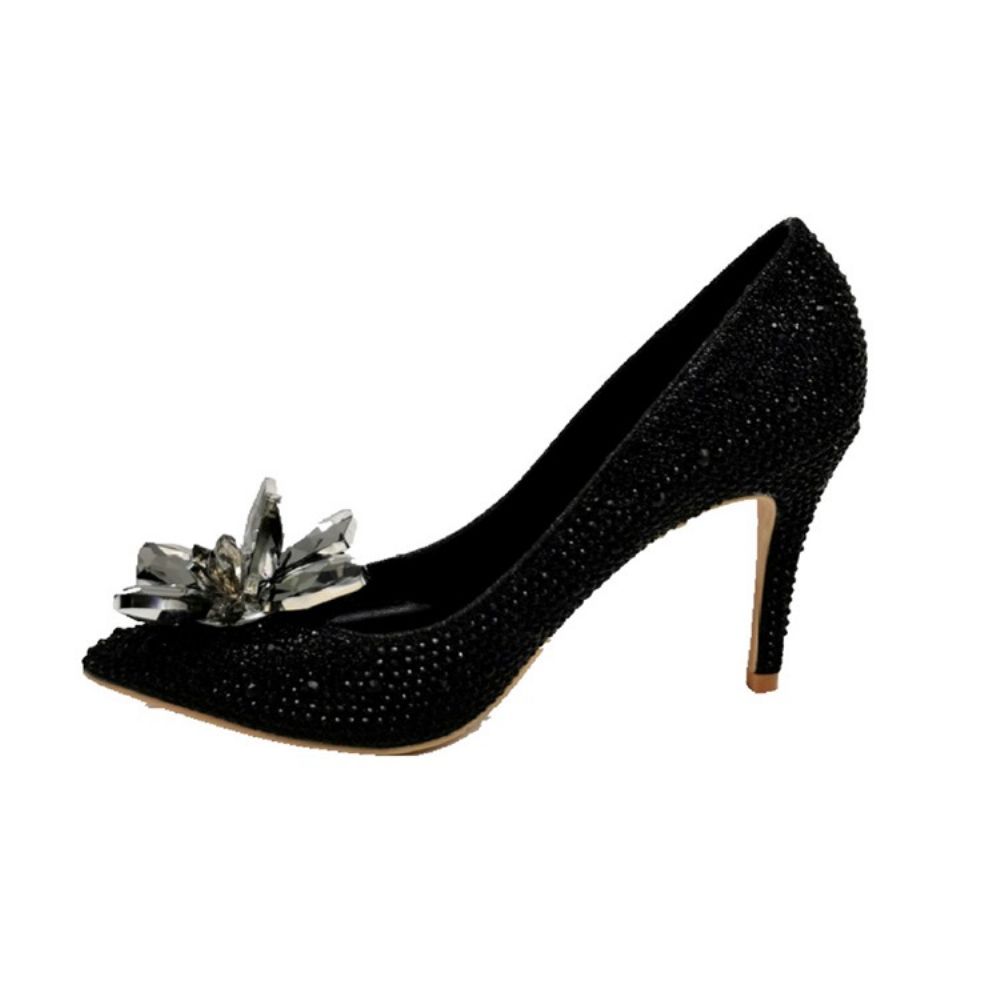 Naaldhak Instapper Strass Western Dunne Schoenen