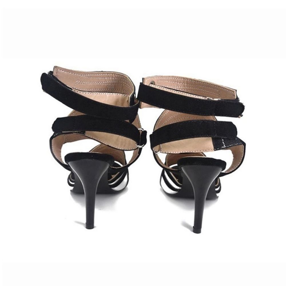 Peep-Toe Gesp Naaldhak Casual Sandalen